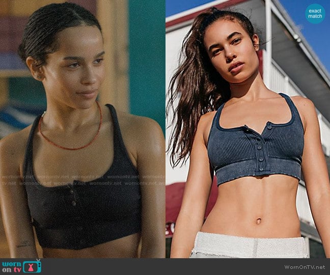 Free People Revive Washed Bra worn by Bonnie Carlson (Zoë Kravitz) on Big Little Lies