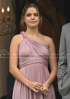 Grace’s lavender gown on Good Witch