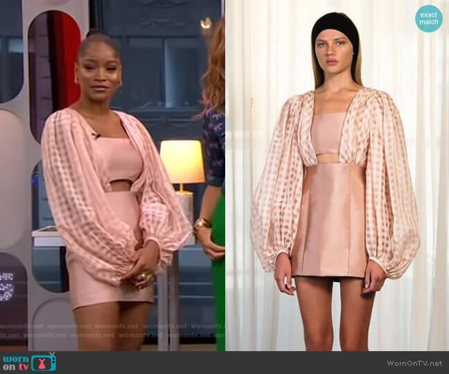Kalmanovich SS19 Collection worn by Keke Palmer on Good Morning America