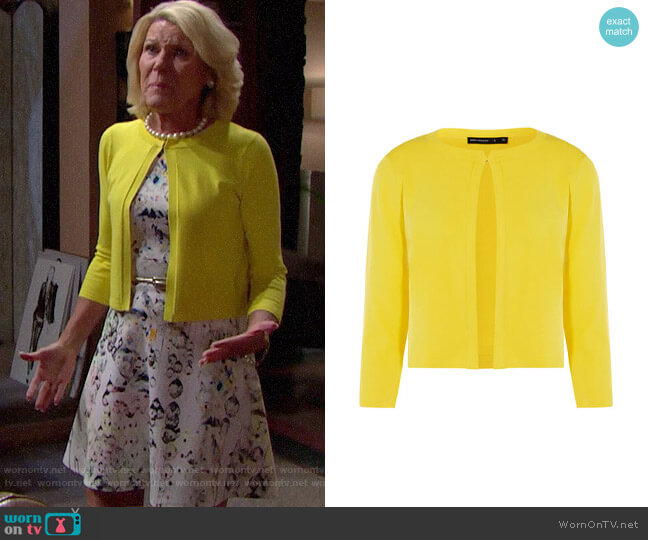 Karen Millen Open-Front Cardigan worn by Pamela Douglas (Alley Mills) on The Bold and the Beautiful