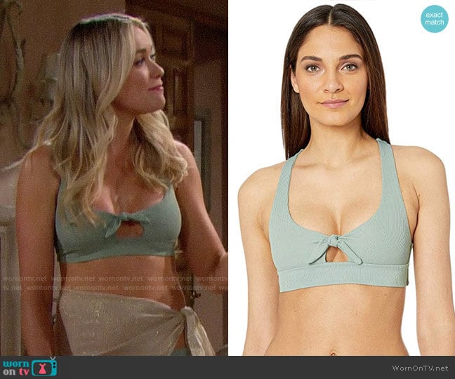 L*Space Ridin' High Ribbed Tara Top worn by Flo Fulton (Katrina Bowden) on The Bold and the Beautiful