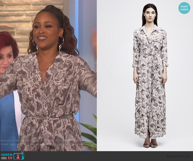L'Agence Cameron Shirtdress worn by Eve on The Talk
