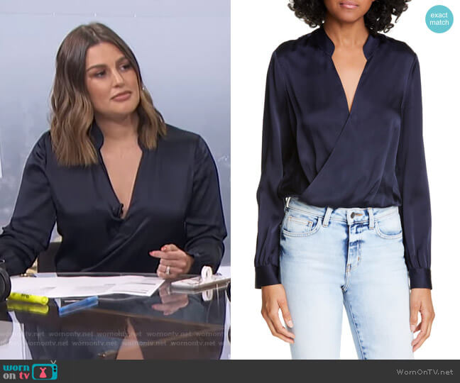 L'Agence Marcella Bodysuit worn by Carissa Loethen Culiner on E! News