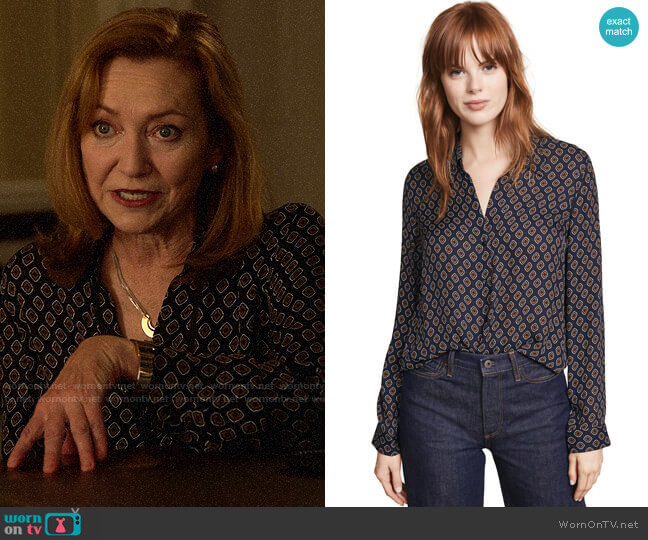 L'Agence Nina Blouse worn by Lorraine Zimmer (Julie White) on Designated Survivor
