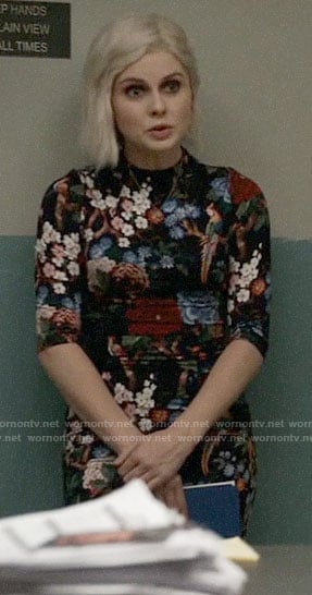 Liv’s floral and bird print dress on iZombie