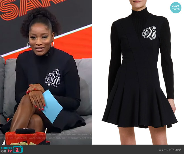 Off White Cheerleader Dress worn by Keke Palmer on Good Morning America