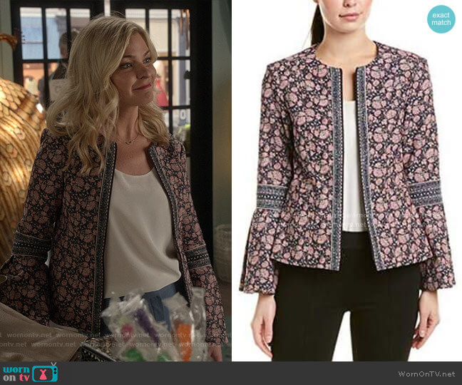 Nanette Lepore Oscar Jacket worn by Stephanie Borden (Kylee Evans) on Good Witch