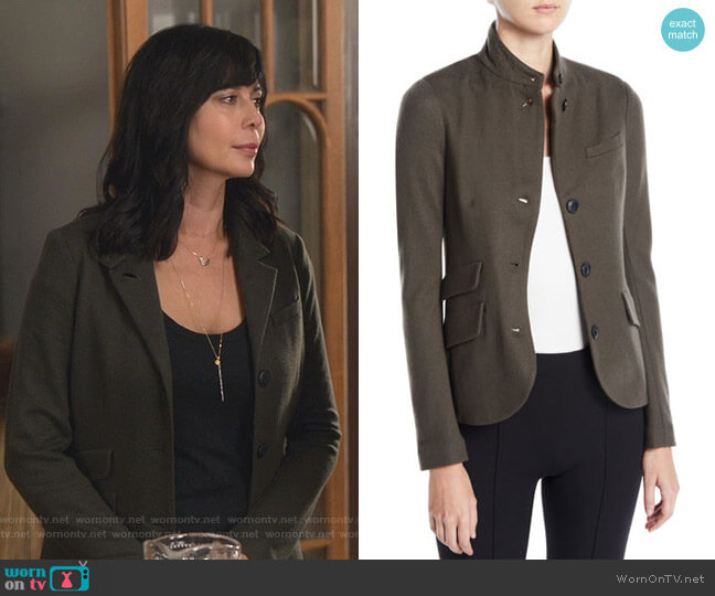 Rag and Bone Slade Blazer worn by Cassandra Nightingale (Catherine Bell) on Good Witch