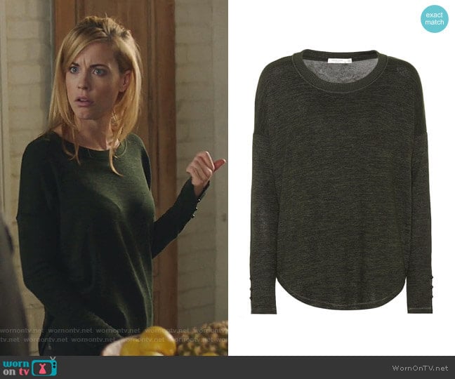 Rag &amp: Bone Stretch Knit Sweater worn by Kelly Anne Van Awken (Molly Burnett) on Queen of the South