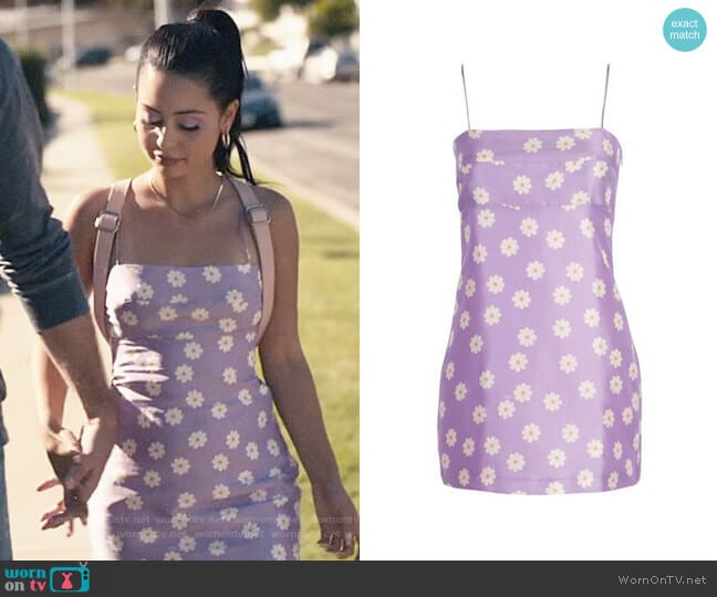 Realisation The Christy Dress in What If worn by Maddy Perez (Alexa Demie) on Euphoria