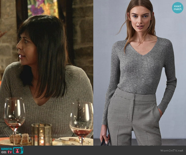 Reiss Elouise Jumper worn by Cassandra Nightingale (Catherine Bell) on Good Witch