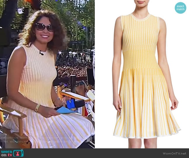 Shoshanna Larina Dress worn by Cecilia Vega on Good Morning America