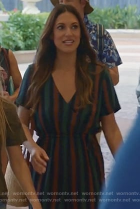 Colleen’s striped jumpsuit on Life in Pieces