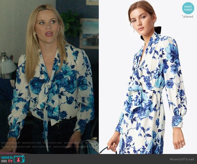 Tory Burch Lili Dress worn by Madeline Martha Mackenzie (Reese Witherspoon) on Big Little Lies