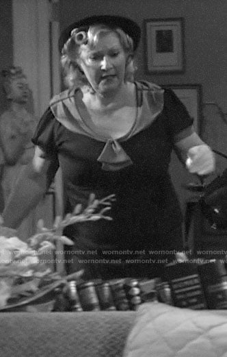 Traci’s vintage style dress on The Young and the Restless
