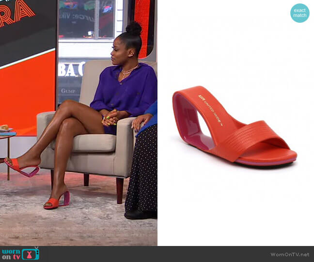 United Nude Mobius Hi Coral Pnk worn by Keke Palmer on Good Morning America