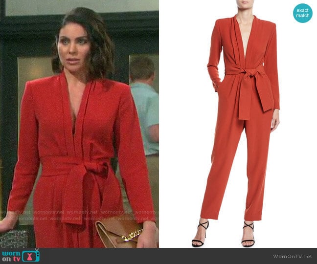 A.L.C. Kieran Jumpsuit worn by Chloe Lane (Nadia Bjorlin) on Days of our Lives
