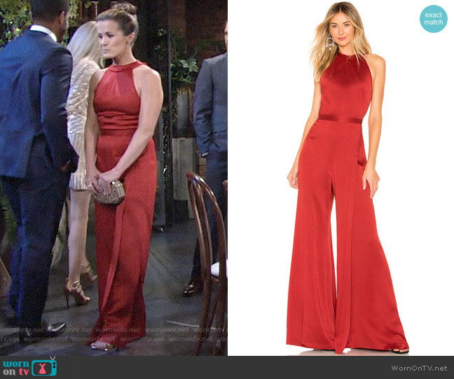 Alexis Sanaya Jumpsuit worn by Chelsea Lawson (Melissa Claire Egan) on The Young and the Restless