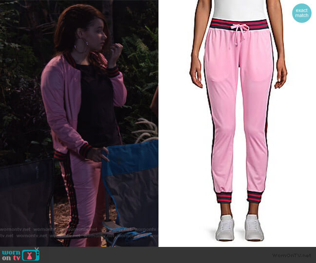 American Stitch Contrast Stripe Track Pants worn by Jade (Talia Jackson) on Family Reunion