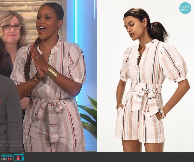 Amadi Lucie Romper worn by Eve on The Talk