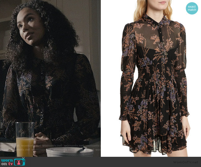 Free People Fake Pretend Babydoll Dress worn by Olivia Reynolds (Jessica Sula) on Scream