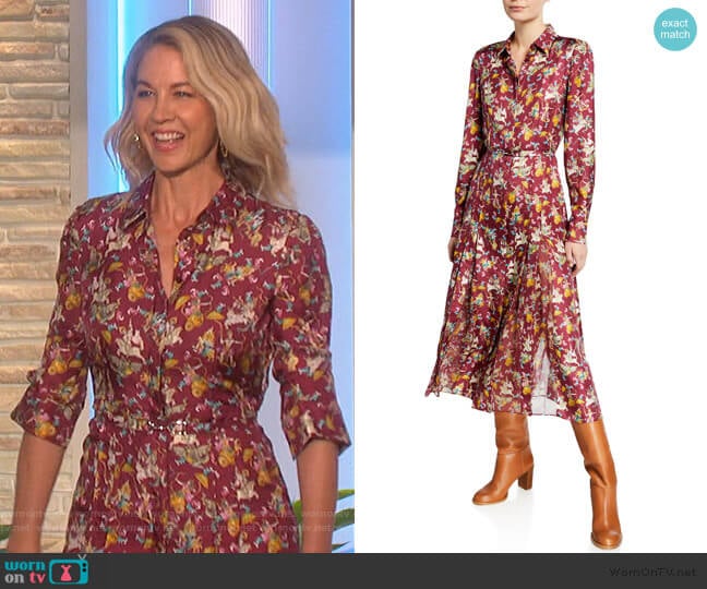 Gabriela Hearst Jane Mythical Print Shirtdress