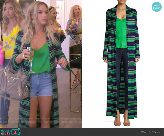 L'Agence Marija Cardigan worn by Teddi Mellencamp Arroyave on The Real Housewives of Beverly Hills