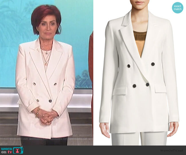 Lafayette 148 New York Britton Blazer worn by Sharon Osbourne on The Talk
