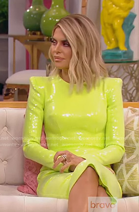 Lisa’s sequin sheath dress on The Real Housewives of Beverly Hills