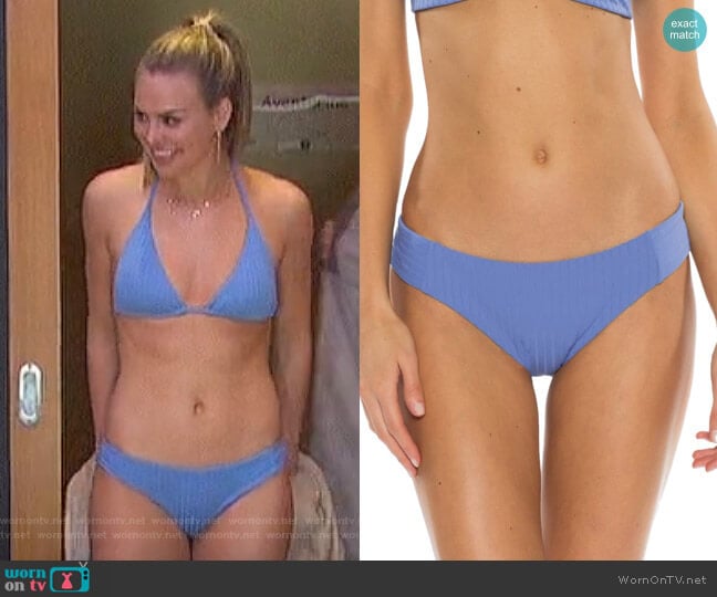 Becca Loreto Ribbed Bikini Bottoms worn by Hannah Brown on The Bachelorette