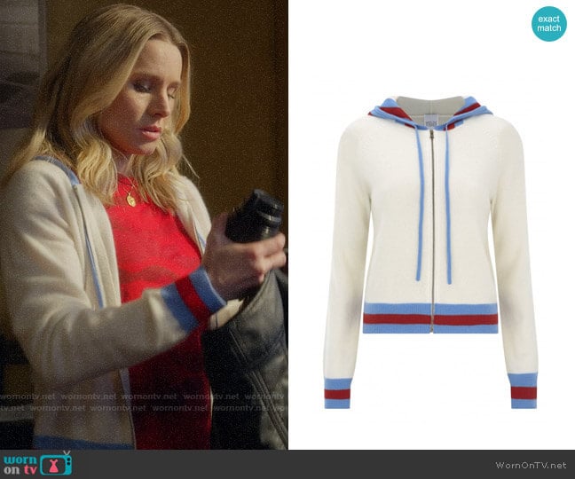 Madeleine Thompson Aqua Hoodie worn by Veronica Mars (Kristen Bell) on Veronica Mars