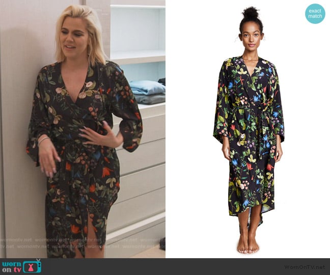 Maison du Soir Isabella Robe worn by Khloe Kardashian on Keeping Up with the Kardashians