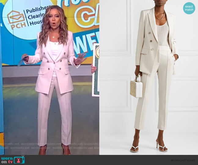 Veronica Beard Matteo Dickey woven blazer worn by Sunny Hostin on The View