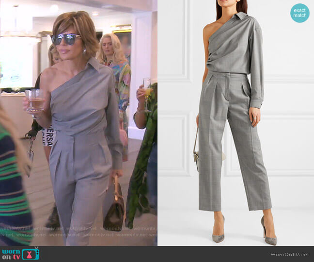 Max Mara Festa Cropped Pants worn by Lisa Rinna on The Real Housewives of Beverly Hills