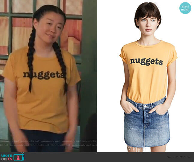 Mother Boxy Goodie Goodie Tee worn by Alice Kwan (Sherry Cola) on Good Trouble