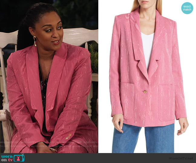Rachel Comey Remember Black Elvis? worn by Cocoa McKellan (Tia Mowry-Hardrict) on Family Reunion