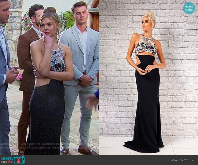 WornOnTV: Hannah's floral cutout gown on The Bachelorette | Hannah Brown | Clothes and Wardrobe from TV WornOnTV: Hannah's floral cutout gown on The Bachelorette | Hannah Brown | Clothes and Wardrobe from TV