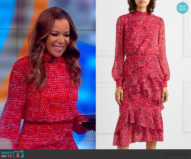 Saloni Isa Dress worn by Sunny Hostin on The View