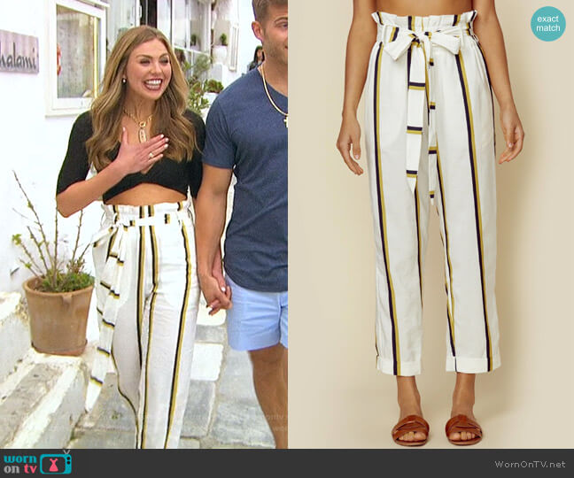 Sancia Lida Pant worn by Hannah Brown on The Bachelorette