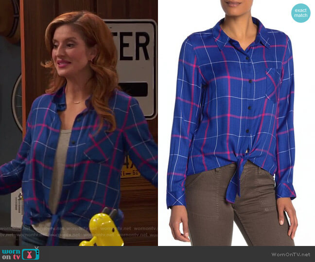 Sanctuary Haley Shirt worn by Chelsea Grayson (Anneliese van der Pol) on Ravens Home