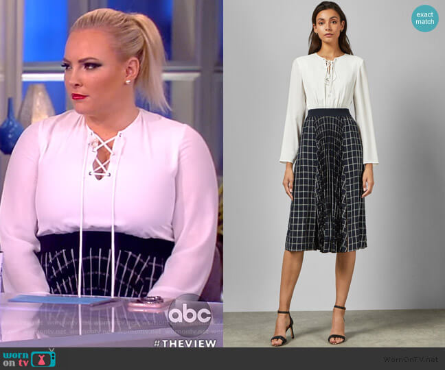 Ted Baker Fancesa Dress worn by Meghan McCain on The View