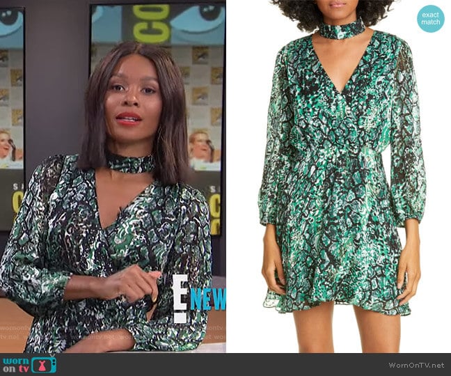 Alice + Olivia Rita Dress worn by Zuri Hall on E! News