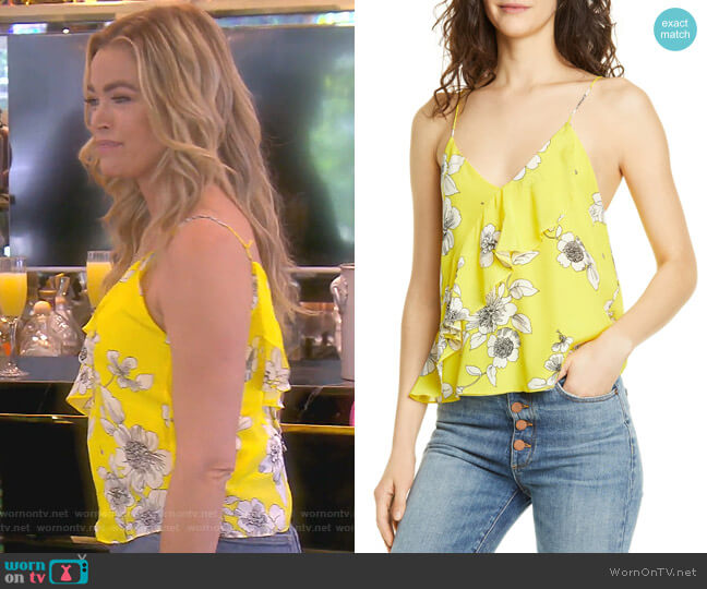 Alice + Olivia Lavonia Camisole worn by Denise Richards on The Real Housewives of Beverly Hills