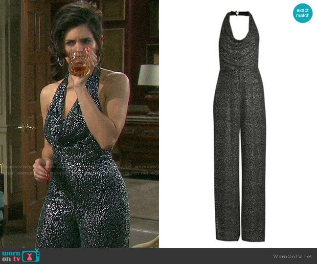 Alice + Olivia Salem Jumpsuit worn by Gabi Hernandez (Camila Banus) on Days of our Lives