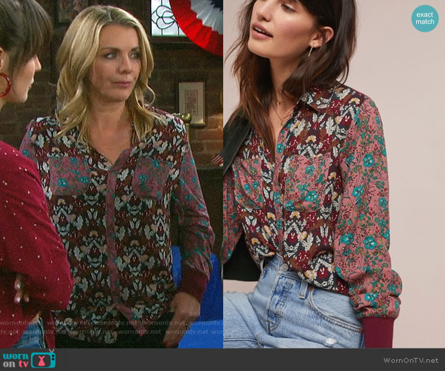 Olsen Floral Top from Anthropologie