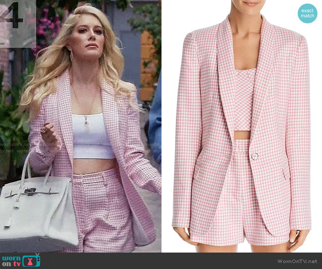 Bec & Bridge Check You Later Blazer worn by Heidi Montag (Heidi Montag) on The Hills New Beginnings