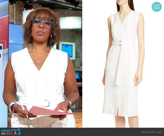 Boss Dalyris Dress worn by Gayle King on CBS Mornings