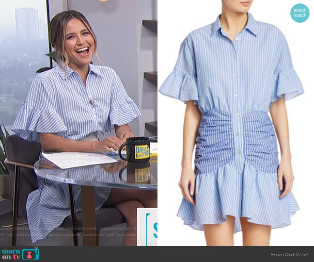 Cinq a Sept Asher Shirtdress worn by Erin Lim on E! News