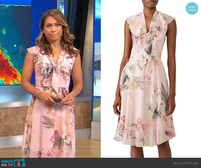 Cooper Street Facade Dress worn by Ginger Zee on Good Morning America