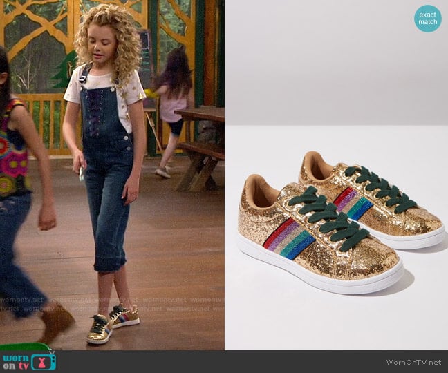 Cotton On Tibi Sneakers worn by Destiny Baker (Mallory James Mahoney) on Bunkd